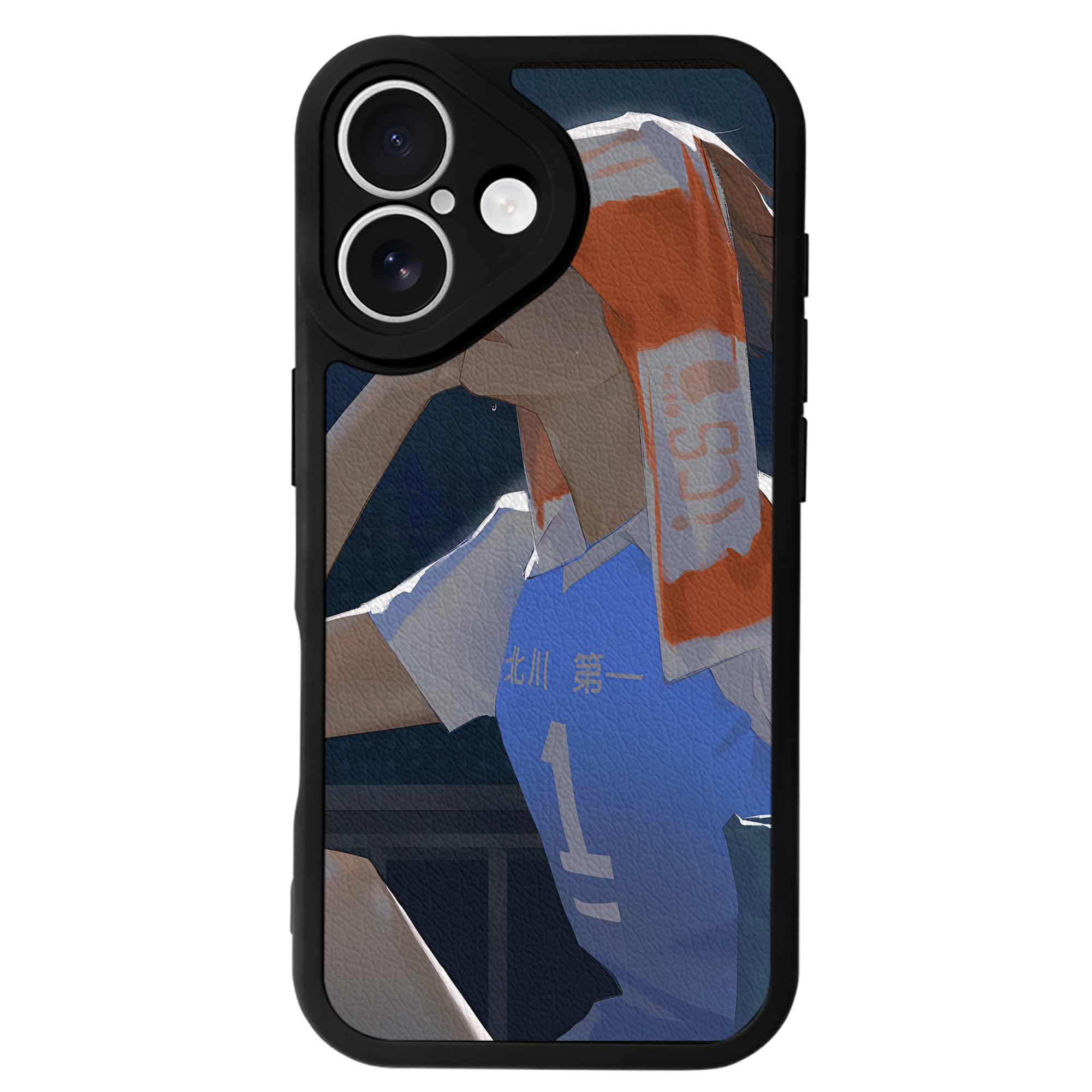 （画像用） ハイキュー!! Haikyu!! 【iPhone 16シリーズ対応】シリコンスマホケース（レザー調） 材質：シリコン